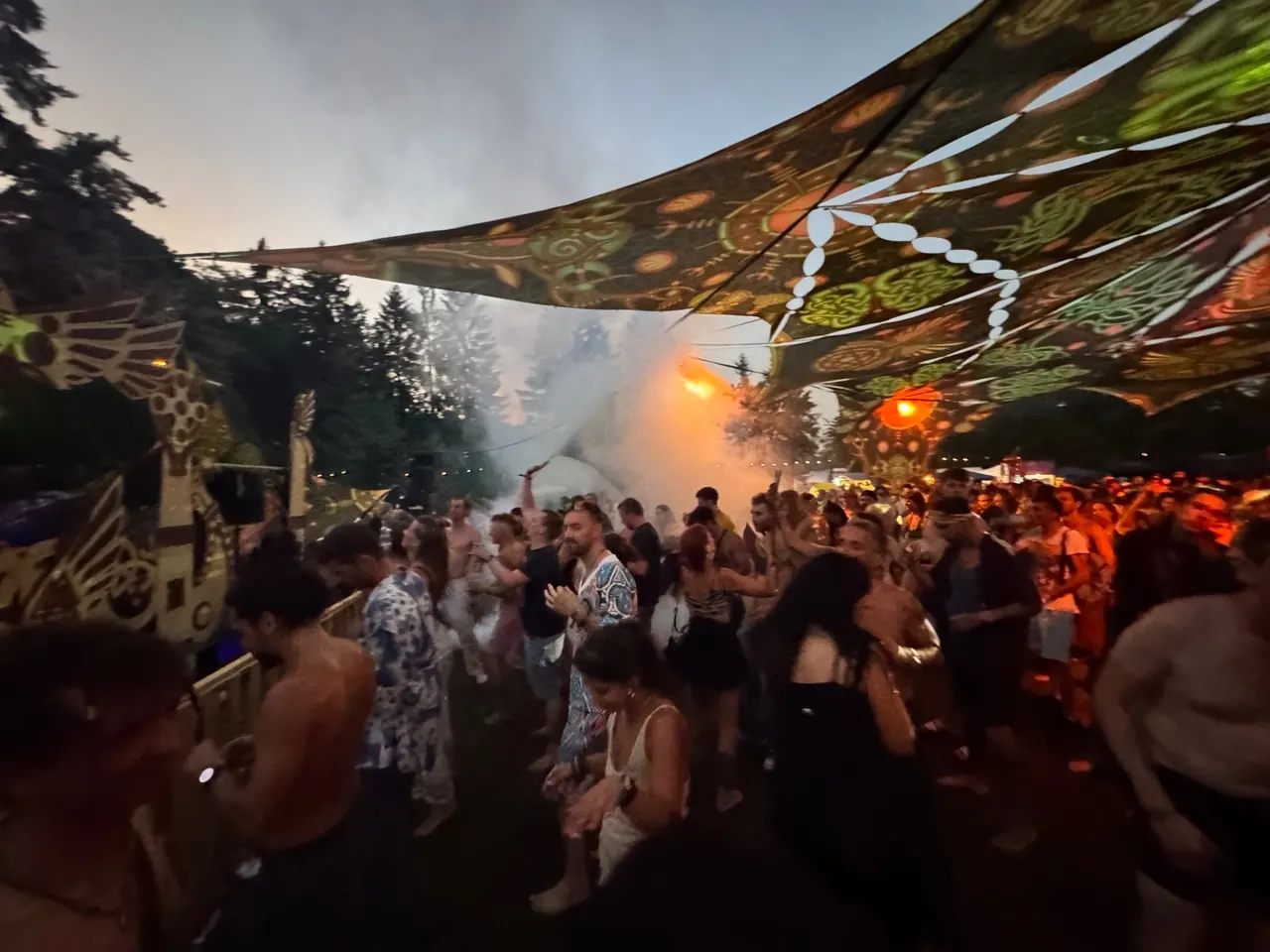 The Flying Mystic night dancefloor